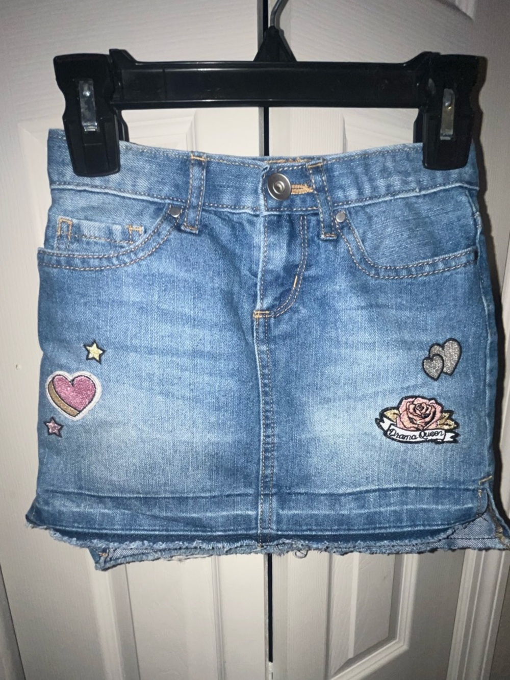 The Children’s Place toddler girls patchwork Jean skirt size 4T